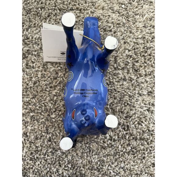 Cow Parade “Party Cow” Blue with Balloons 2000 #9178 Retired Westland Giftware - Picture 6 of 9